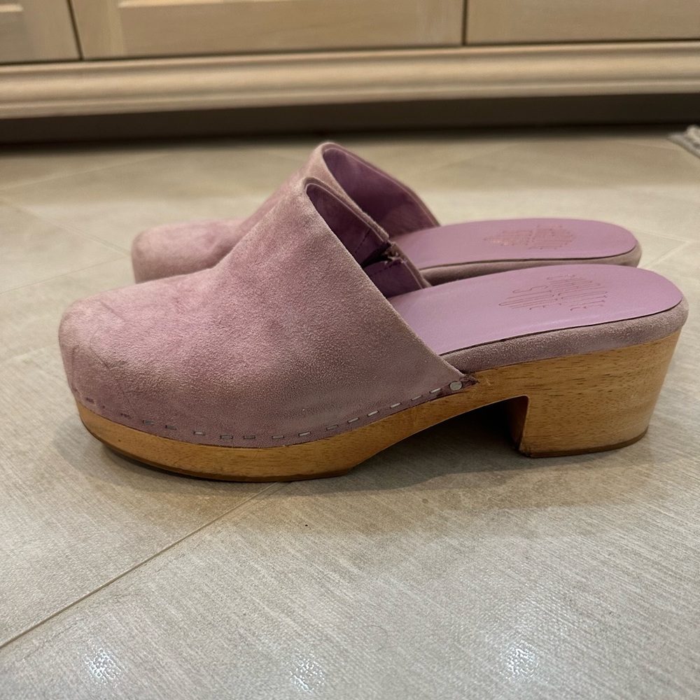 Charlotte Stone Lilac Martina Clogs